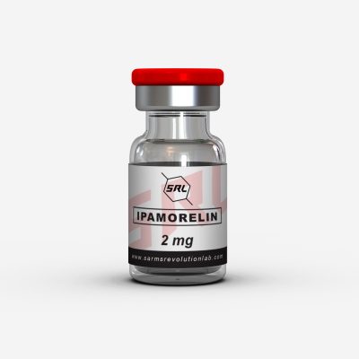 Ipamorelin 2 mg peptide vial by SARMs Revolution Lab