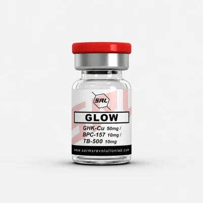 GLOW 70 mg peptide blend with GHK-Cu, BPC-157, and TB-500